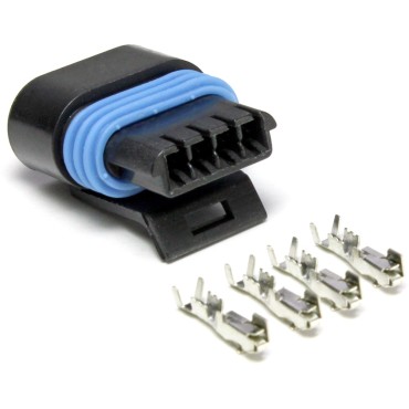 Разъем герметичный без провода на 4 контакта, комплект